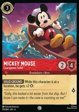 Mickey Mouse - Courageous Sailor Immagine principale del prodotto