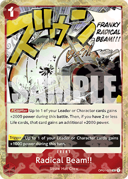 Radical Beam!! (OP01-029) (V.2) Immagine principale del prodotto