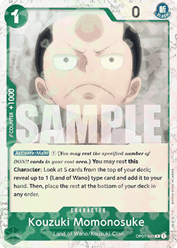 Kouzuki Momonosuke (OP01-041) (V.2) Immagine principale del prodotto