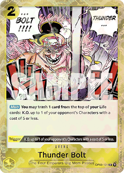 Thunder Bolt (OP03-121) (V.2) Immagine principale del prodotto