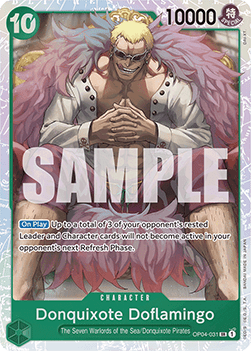 Donquixote Doflamingo (OP04-031) (V.1) Immagine principale del prodotto