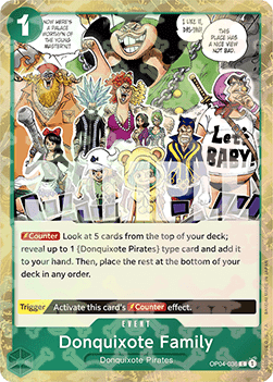 Donquixote Family (OP04-036) (V.2) Immagine principale del prodotto