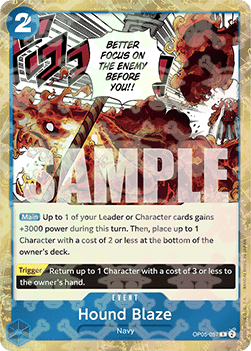 Hound Blaze (OP05-057) (V.2) Immagine principale del prodotto