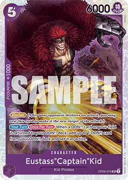 Eustass"Captain"Kid (OP05-074) (V.1) Immagine principale del prodotto