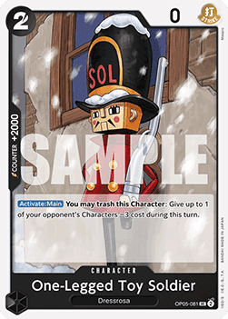 One-Legged Toy Soldier (OP05-081) (V.1) Immagine principale del prodotto