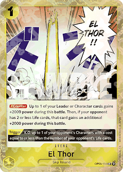 El Thor (OP05-114) (V.2) Immagine principale del prodotto