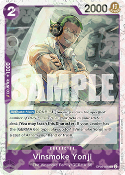 Vinsmoke Yonji (OP06-066) (V.2) Immagine principale del prodotto