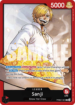 Sanji (PRB01-001) (V.1) Immagine principale del prodotto