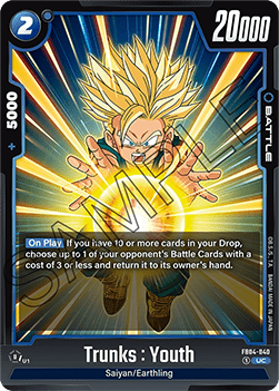 Trunks : Youth (FB04-040) [Fusion World] Immagine principale del prodotto