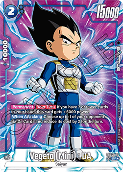 Vegeta (Mini) : DA (FB04-045) [Fusion World] (V.2 - Alternate Art) Immagine principale del prodotto