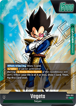 Vegeta // Vegeta (FB04-051) [Fusion World] (V.1 - Leader) Immagine principale del prodotto