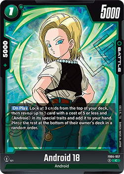 Android 18 (FB04-057) [Fusion World] Immagine principale del prodotto