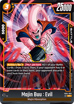 Majin Buu : Evil (FB04-093) [Fusion World] (V.1 - Super Rare)