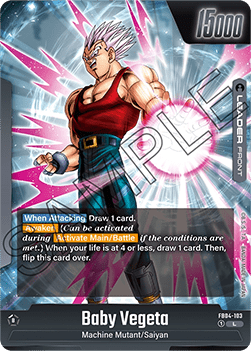 Baby Vegeta // Super Baby 2 (FB04-103) [Fusion World] (V.1 - Leader) Immagine principale del prodotto