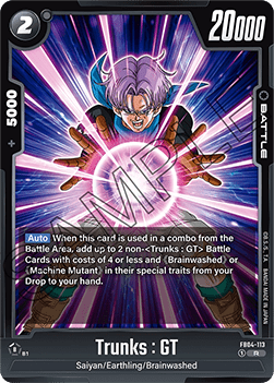 Trunks : GT (FB04-113) [Fusion World] Immagine principale del prodotto