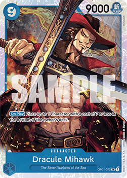 Dracule Mihawk (OP01-070) (V.1) Immagine principale del prodotto