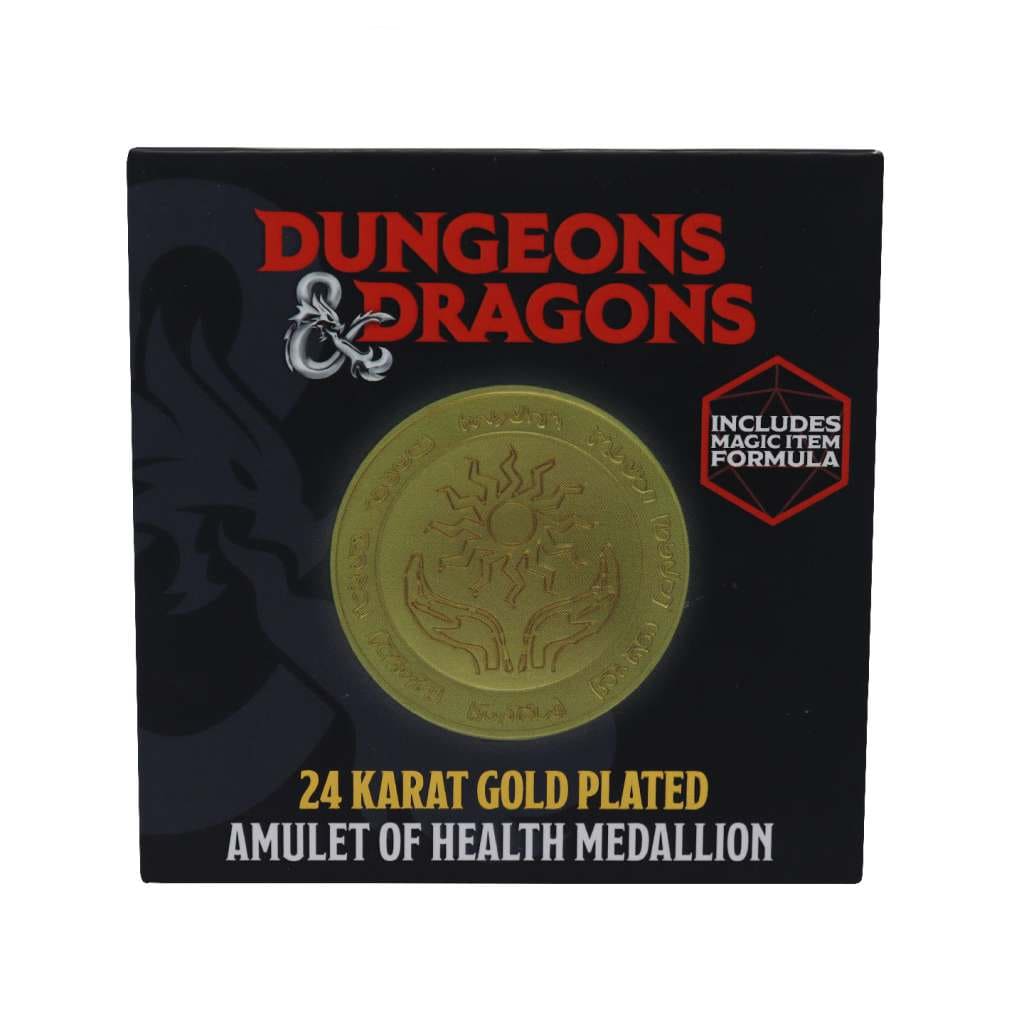 Dungeons&Dragons 24k Gold Plat.Medallion
