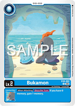 Bukamon (EX8-002) (V.1) Immagine principale del prodotto