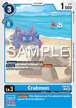 Crabmon (EX8-017) (V.1) Immagine principale del prodotto