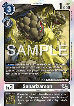 Sunarizamon (EX8-047) (V.1) Immagine principale del prodotto