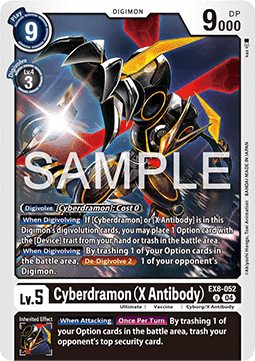 Cyberdramon (X Antibody) (EX8-052) (V.1) Immagine principale del prodotto