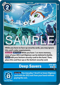 Deep Savers (EX8-068) (V.1) Immagine principale del prodotto