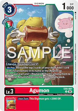 Agumon (EX8-007) (V.1) Immagine principale del prodotto