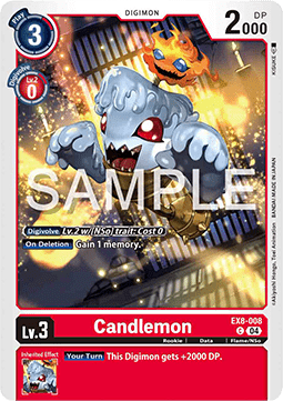 Candlemon (EX8-008) (V.1) Immagine principale del prodotto