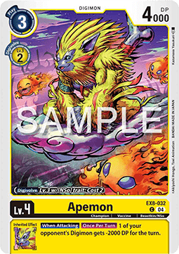 Apemon (EX8-032) (V.1) Immagine principale del prodotto