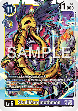 SkullMammothmon (EX8-036) (V.1) Immagine principale del prodotto