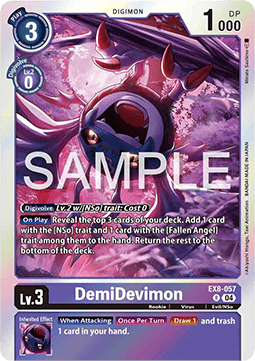 DemiDevimon (EX8-057) Immagine principale del prodotto