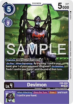 Devimon (EX8-059) (V.1) Immagine principale del prodotto