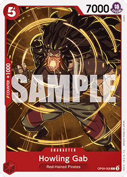 Howling Gab (OP09-006) Immagine principale del prodotto
