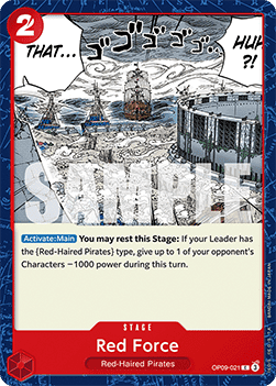 Red Force (OP09-021) Immagine principale del prodotto