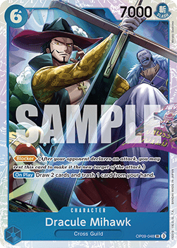 Dracule Mihawk (OP09-048) (V.1) Immagine principale del prodotto
