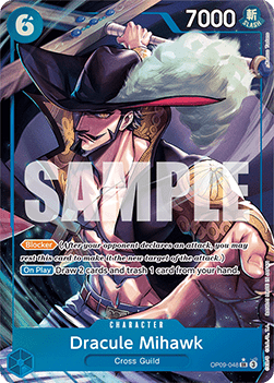 Dracule Mihawk (OP09-048) (V.2) Immagine principale del prodotto