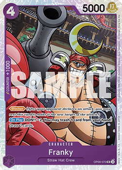 Franky (OP09-072) (V.1) Immagine principale del prodotto