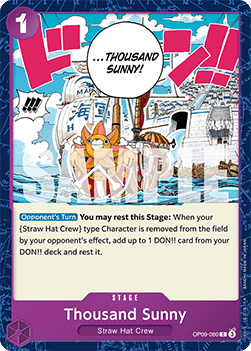 Thousand Sunny (OP09-080) Immagine principale del prodotto