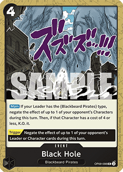 Black Hole (OP09-098) Immagine principale del prodotto