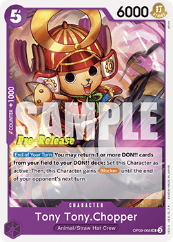 Tony Tony.Chopper (OP09-068) Immagine principale del prodotto