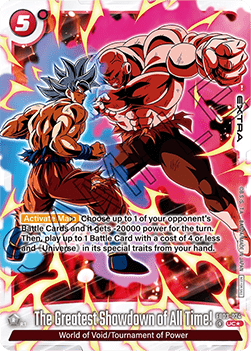 The Greatest Showdown of All Time! (FB03-024) [Fusion World] (V.2 - Uncommon) Immagine principale del prodotto