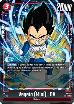 Vegeta (Mini) : DA (FP-029) [Fusion World] Immagine principale del prodotto