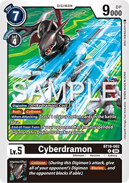 Cyberdramon (BT19-062) Immagine principale del prodotto