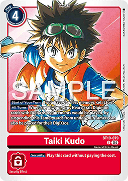 Taiki Kudo (BT19-079) (V.1) Immagine principale del prodotto