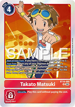 Takato Matsuki (BT19-080) Immagine principale del prodotto
