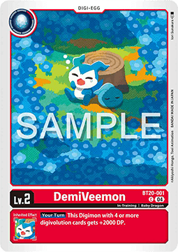 DemiVeemon (BT20-001) Immagine principale del prodotto