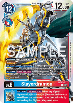 Slayerdramon (BT20-027) Immagine principale del prodotto