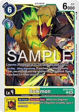 Bulkmon (BT20-032) Immagine principale del prodotto
