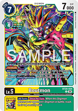 Boutmon (BT20-034) Immagine principale del prodotto