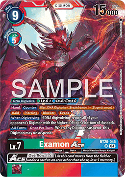 Examon Ace (BT20-045) (V.1) Immagine principale del prodotto